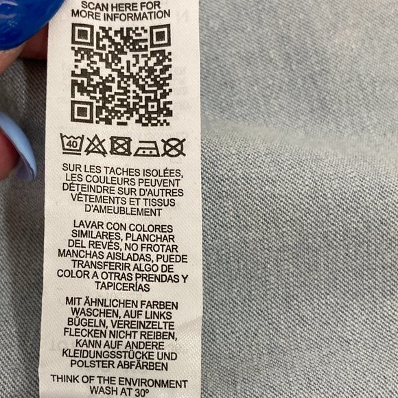 ASOS Dark Future Brushed Flannel Slim Denim - Picture 6 of 8